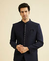 Dark Blue Classic Jodhpuri Suit